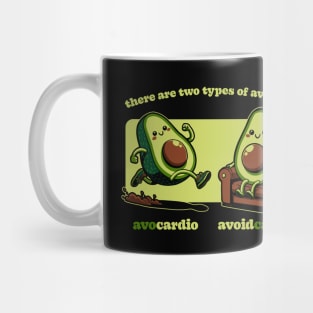 Avocado Tired Exercise - Funny Food Gift Mug